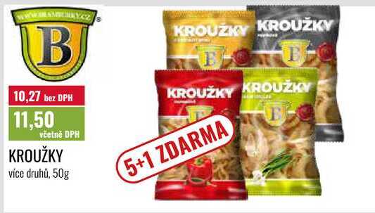 KROUŽKY, více druhů, 50g