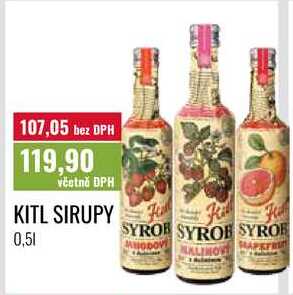 KITL SIRUPY, 0,51