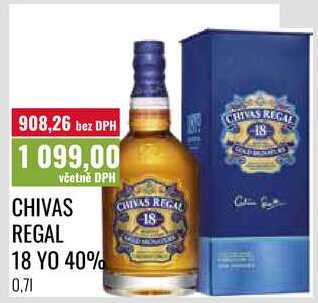 CHIVAS REGAL 18 YO 40% 0,71