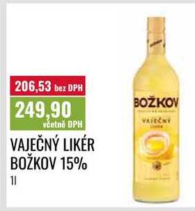 VAJEČNÝ LIKÉR BOŽKOV 15%, 11 
