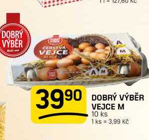 DOBRÝ VÝBĚR VEJCE M 10 ks