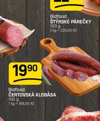 ČERTOVSKÁ KLOBÁSA 100 g 