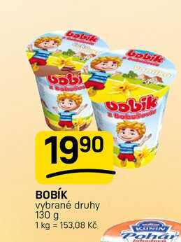 BOBÍK vybrané druhy 130 g 