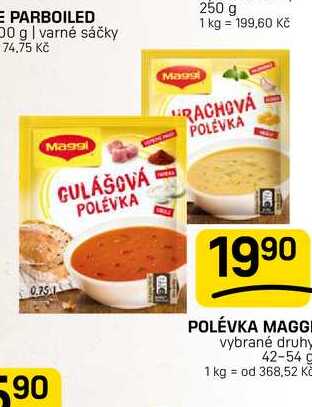 POLÉVKA MAGGE vybrané druhy 42-54 g