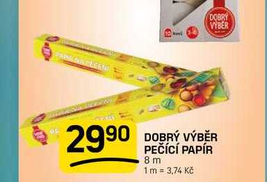 DOBRÝ VÝBĚR PEČÍCÍ PAPÍR 8 m