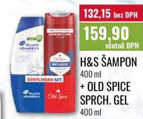 H&S ŠAMPON 400 ml + OLD SPICE SPRCH. GEL 400 ml  