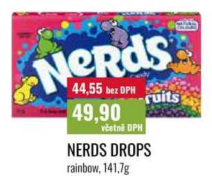 NERDS DROPS, rainbow, 141,7g