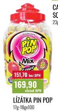 LÍZÁTKA PIN POP 17g-18gx100 2