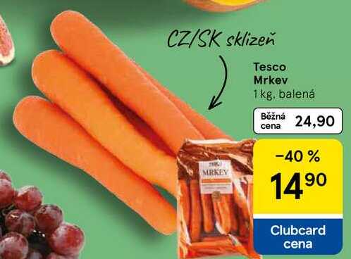 Tesco Mrkev, 1 kg, balená