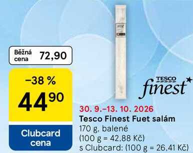 Tesco Finest Fuet salám, 170 g