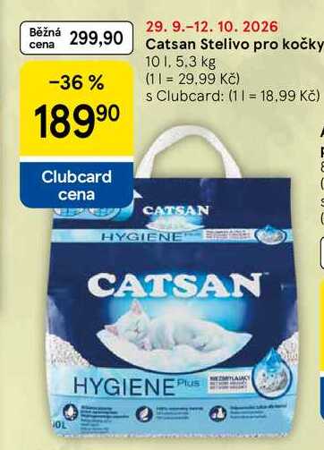 Catsan Stelivo pro kočky, 10 l