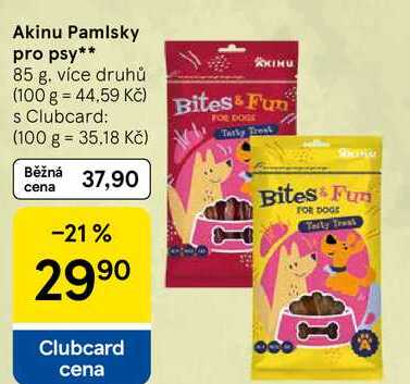 Akinu Pamlsky pro psy, 85 g 
