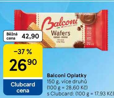 Balconi Oplatky, 150 g
