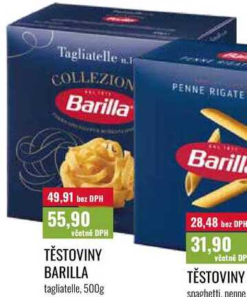 TĚSTOVINY BARILLA tagliatelle, 500g