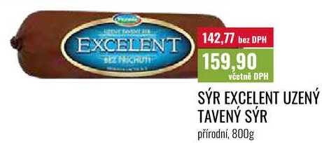 SÝR EXCELENT UZENÝ TAVENÝ SÝR přírodní, 800g 