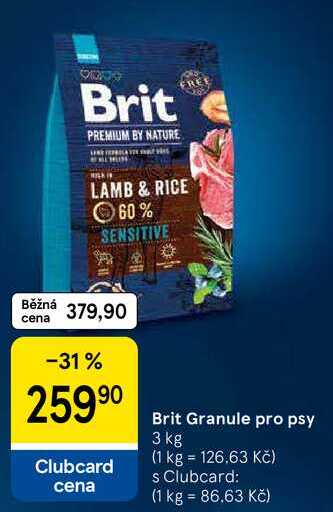 Brit Granule pro psy, 3 kg 