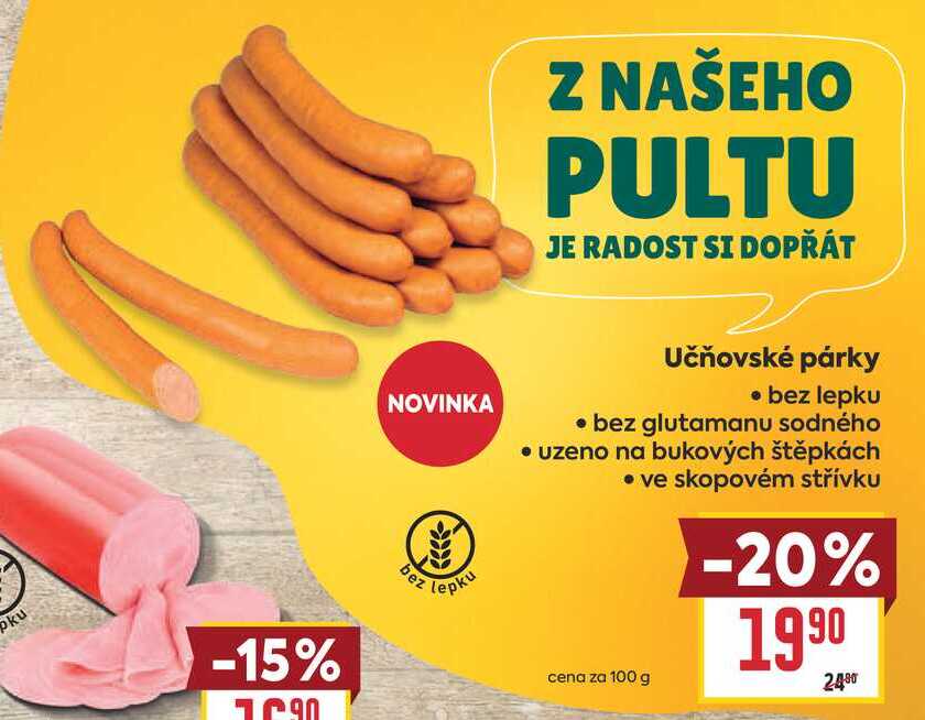 Učňovské párky 100g