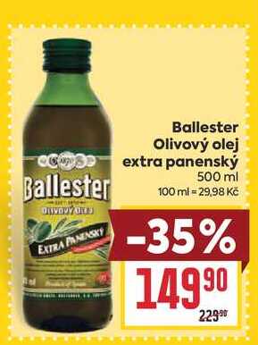 Ballester Olivový olej extra panenský 500 ml 