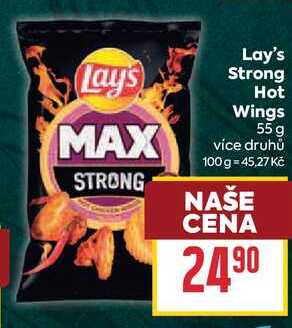 Lay's Strong Hot Wings 55 g