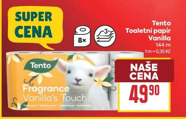 Tento Toaletní papír Vanilla 144 m 