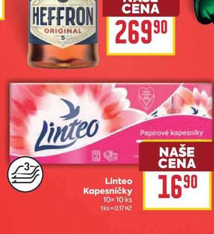 Linteo Kapesníčky 10x 10 ks