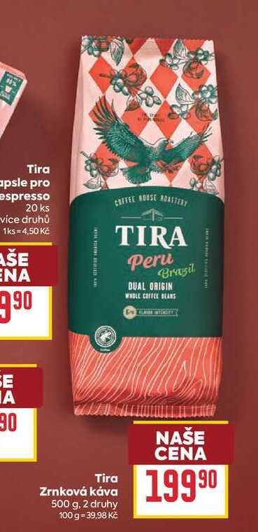 Tira Zrnková káva 500 g
