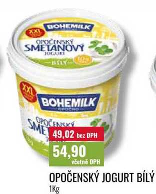 OPOČENSKÝ JOGURT BÍLÝ 1Kg