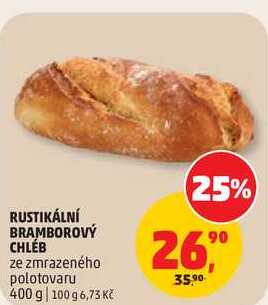 RUSTIKÁLNÍ BRAMBOROVÝ CHLÉB, 400 g