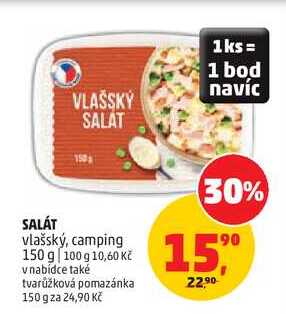 SALÁT vlašský, camping, 150 g
