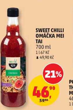 SWEET CHILLI OMÁČKA MEI TAI, 700 ml