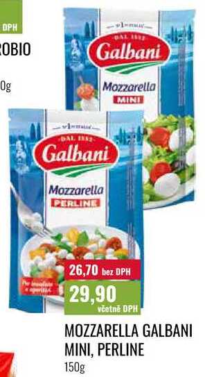 MOZZARELLA GALBANI MINI, PERLINE 150g