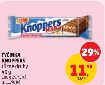 TYČINKA KNOPPERS různé druhy, 40 g 
