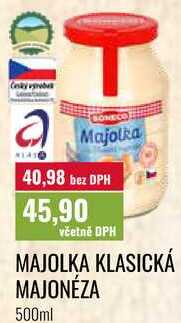 MAJOLKA KLASICKÁ MAJONÉZA 500ml