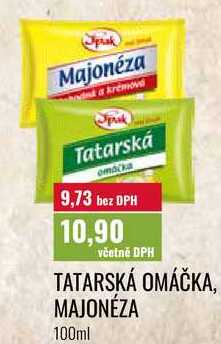 TATARSKÁ OMÁČKA, MAJONÉZA 100ml