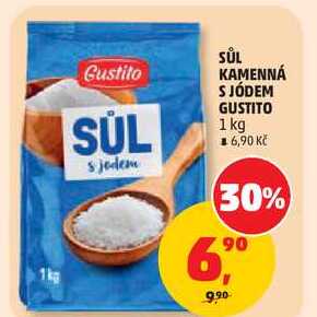 SŮL KAMENNÁ SJÓDEM GUSTITO, 1 kg