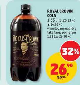 ROYAL CROWN COLA, 1,33 l