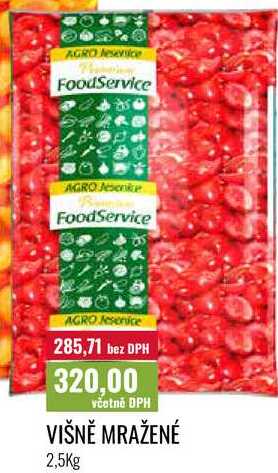 VIŠNĚ MRAŽENÉ 2,5Kg