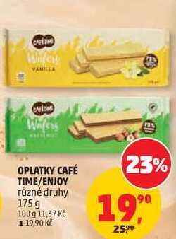 OPLATKY CAFÉ TIME/ENJOY různé druhy, 175 g 