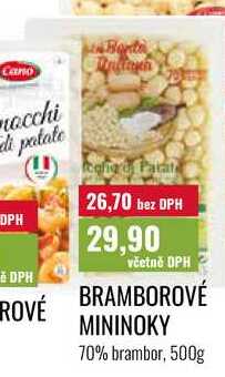BRAMBOROVÉ MININOKY 70% brambor, 500g