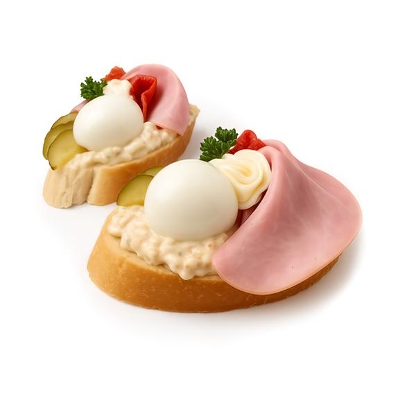Lahůdky Palma Chlebíček tradiční s vejcem a šunkou, 2x116g