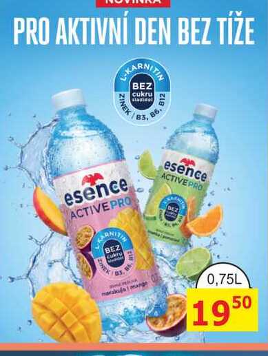 MATTONI esence 0,75l