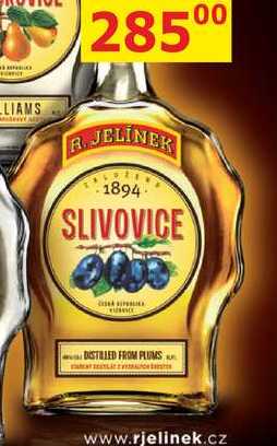 R.JELÍNEK Slivovice Zlatá 3y 0,7l 45%