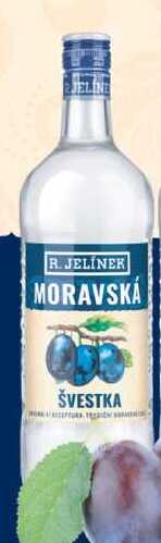 R. JELÍNEK Moravská švestka 40% 1l