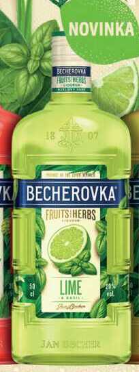 BECHEROVKA FRUITS HERBS LIME 0,5l
