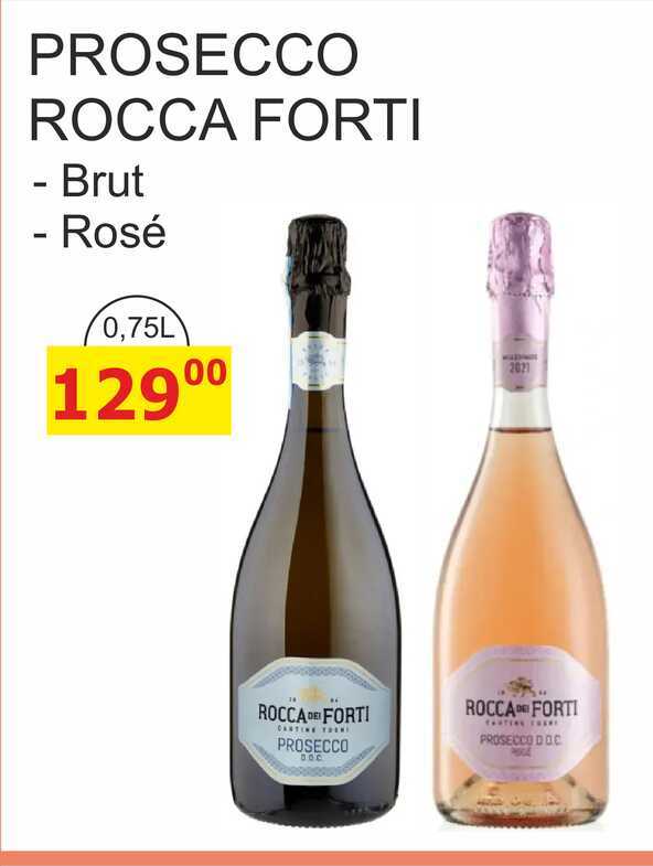 PROSECCO ROCCA FORTI - Brut/Rosé 0,75L