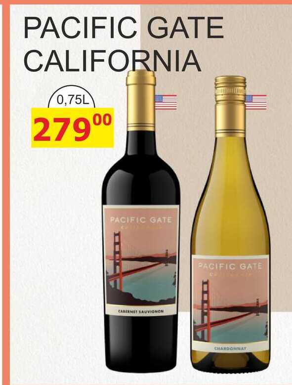 PACIFIC GATE CALIFORNIA 0,75L