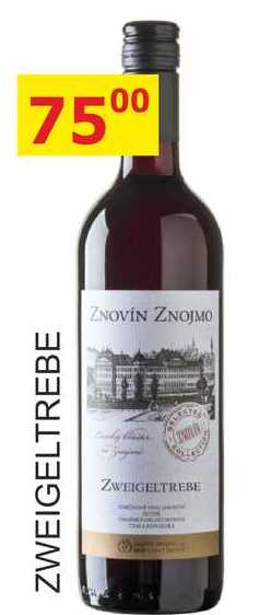 ZNOVÍN ZNOJMO 0,75L ZWEIGELTREBE 