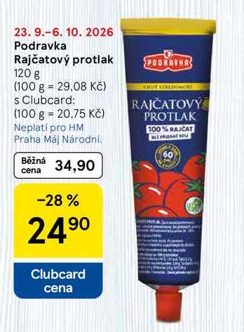 Podravka Rajčatový protlak, 120 g  