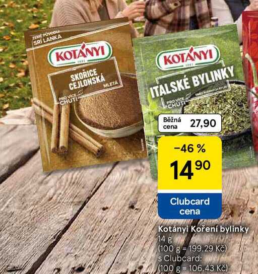 Kotányi Koření bylinky, 14 g