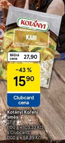 Kotányi Koření směs, 27 g
